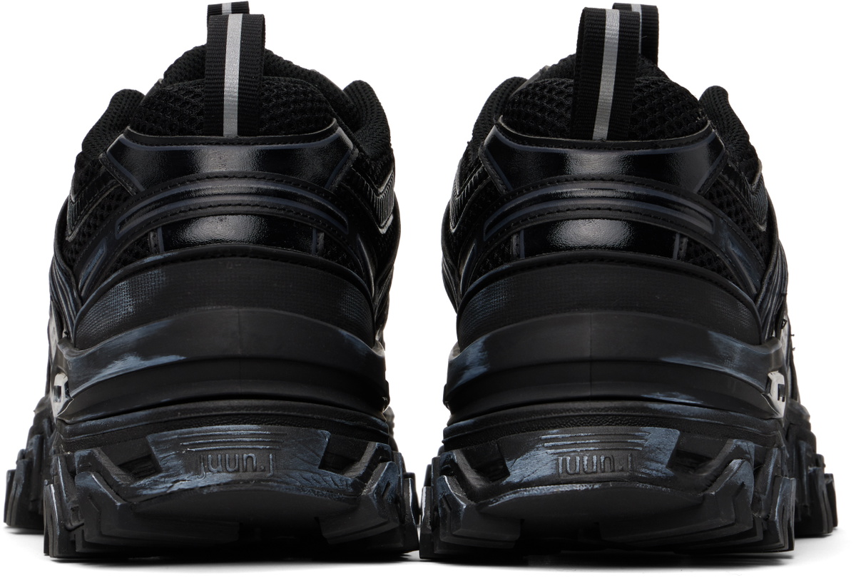 Juun.J Black Synthetic Sneakers