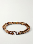 Mikia - Sterling Silver Magnesite Bracelet - Brown
