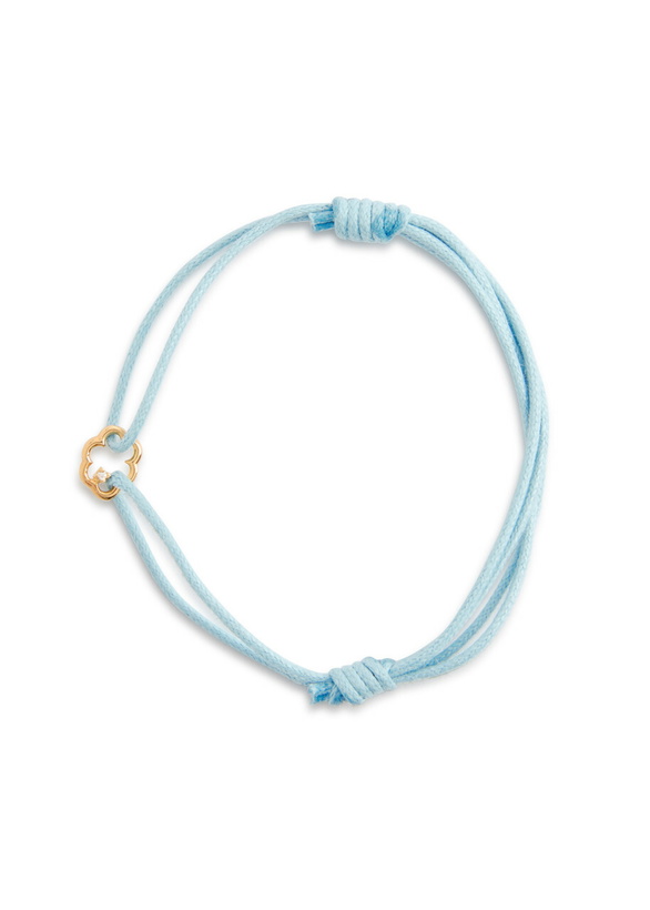 Photo: Aliita Mini Nubecita Brillante Cord Bracelet - Light Blue - One Size