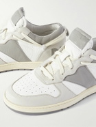 Rhude - Rhecess Colour-Block Distressed Leather Sneakers - White