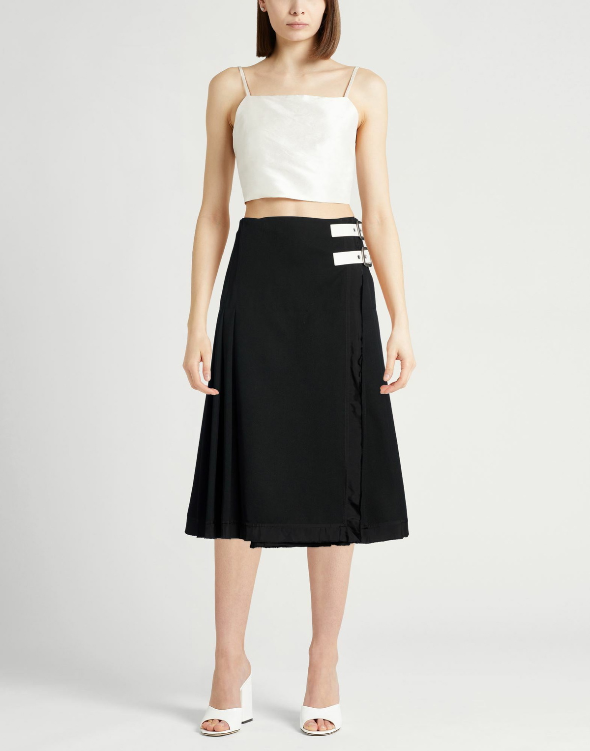 Jil Sander Womens Midi skirt in Black