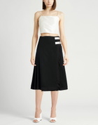 Jil Sander Womens Midi skirt in Black