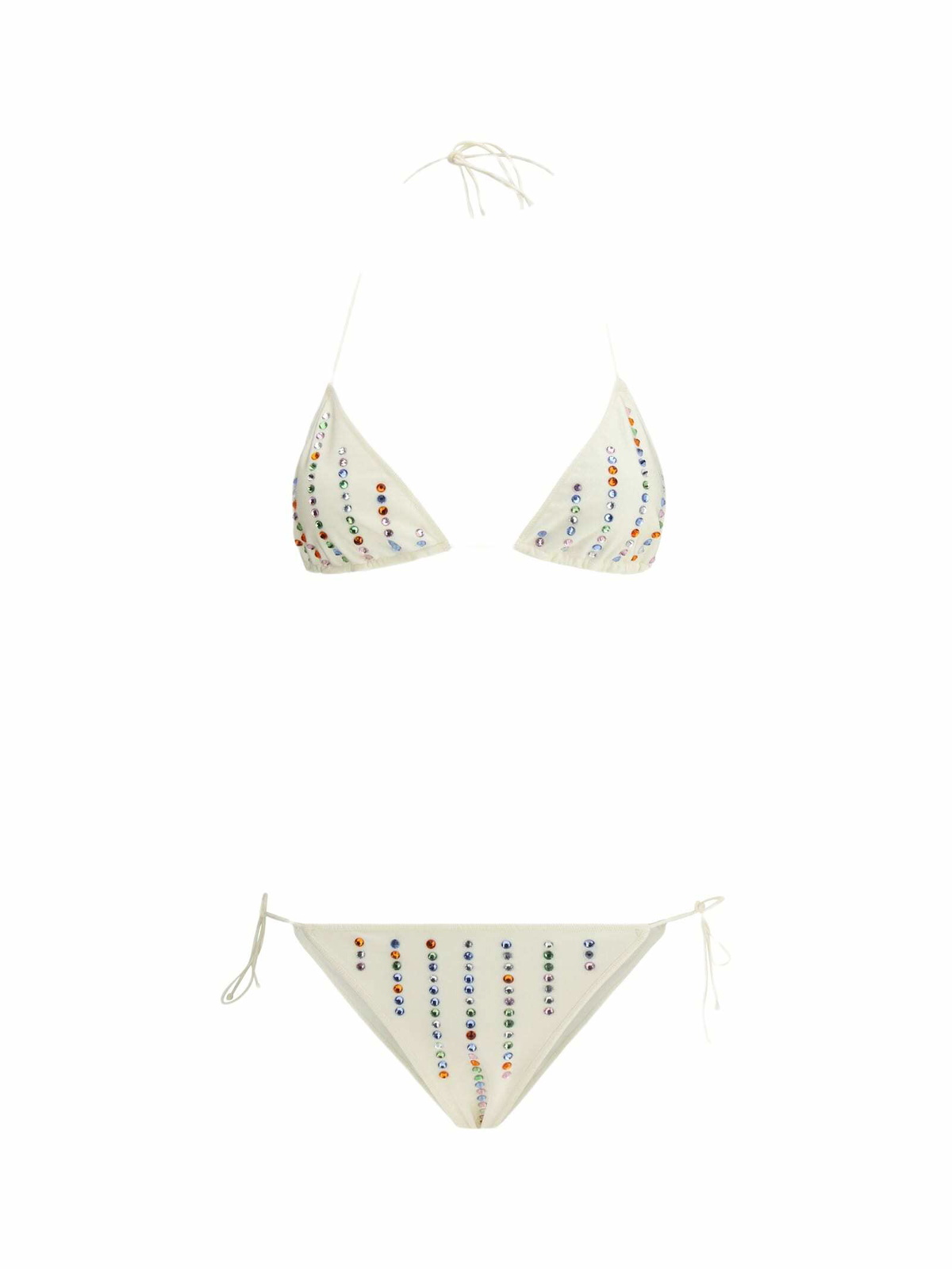 Oseree - Metallic snake-print bikini Oseree
