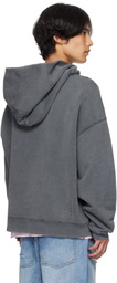 Ksubi Gray Blasted Ekcess Hoodie