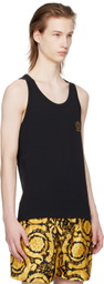 Versace Underwear Black Print Tank Top