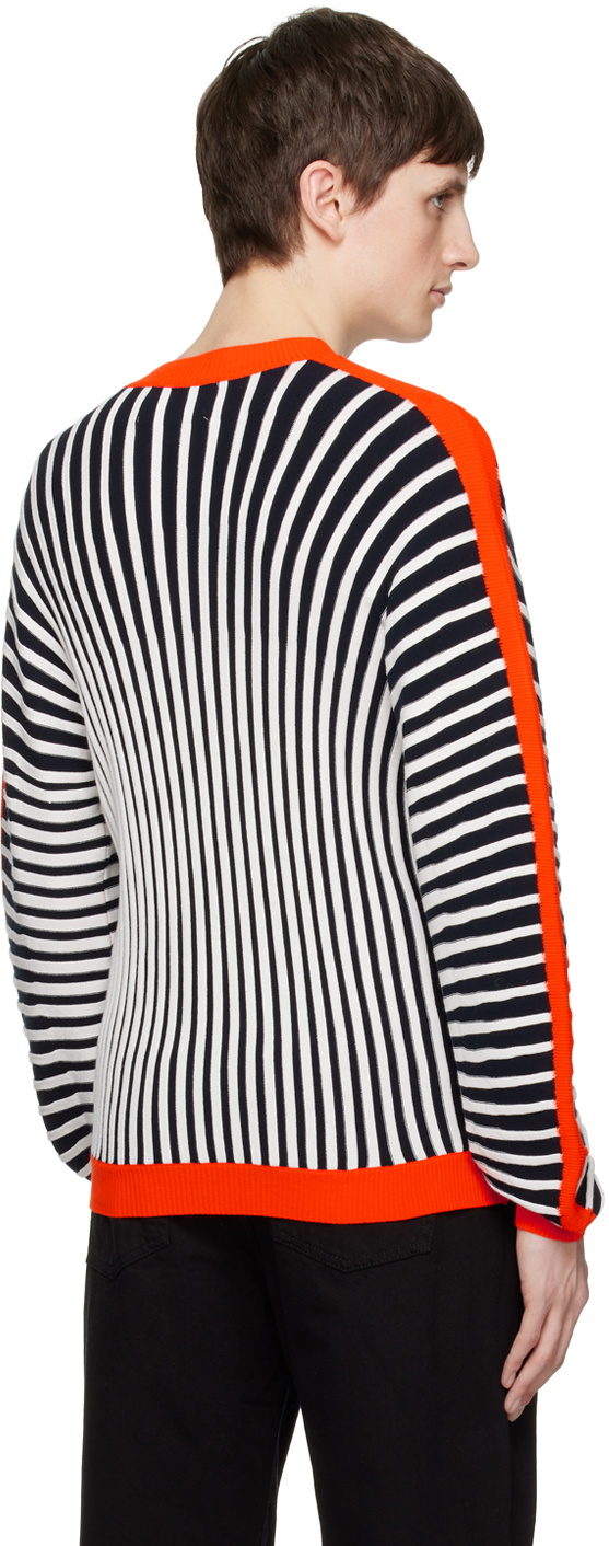 Henrik Vibskov Black & White Mock Neck Sweater