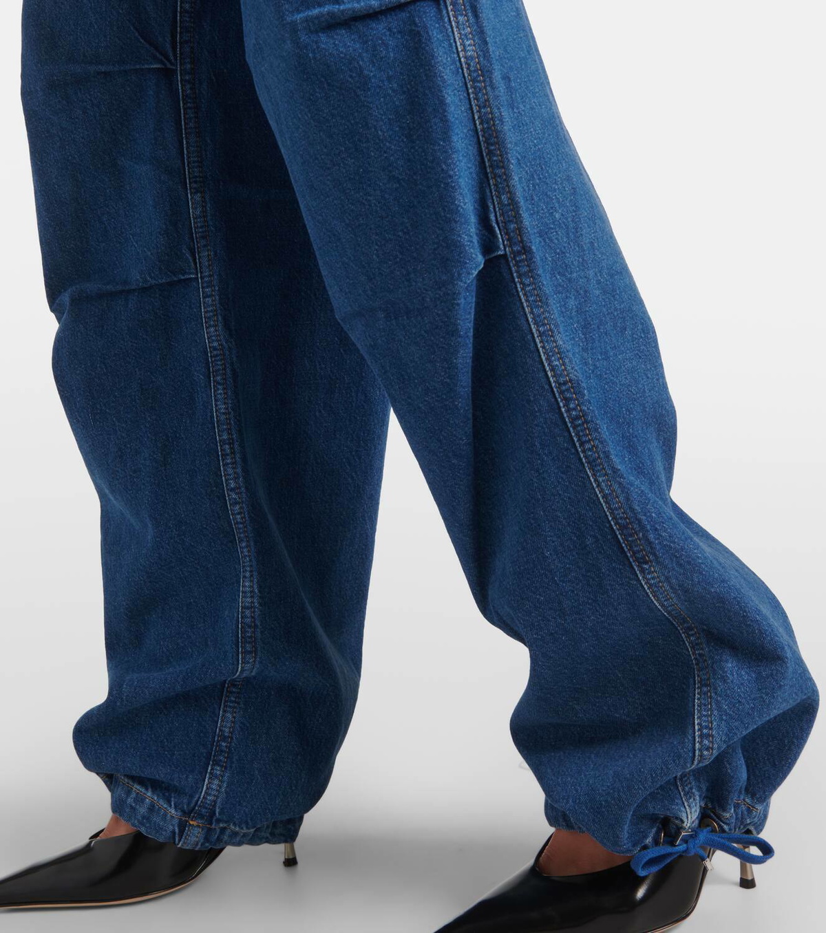 Dion Lee Parachute mid-rise wide-leg jeans