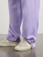 God's True Cashmere - Linen Drawstring Sweatpants - Purple