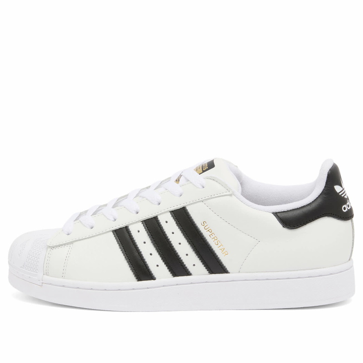Photo: Adidas x Beams Superstar Sneaker in White/Core Black/Gold