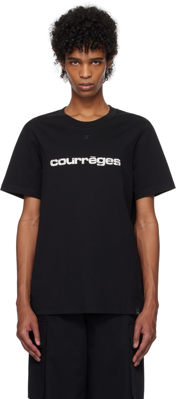 Photo: Courrèges Black AC Printed T-shirt