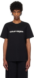 Courrèges Black AC Printed T-shirt