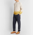 Jacquemus - Dégradé Ribbed-Knit Cotton Sweater - Yellow