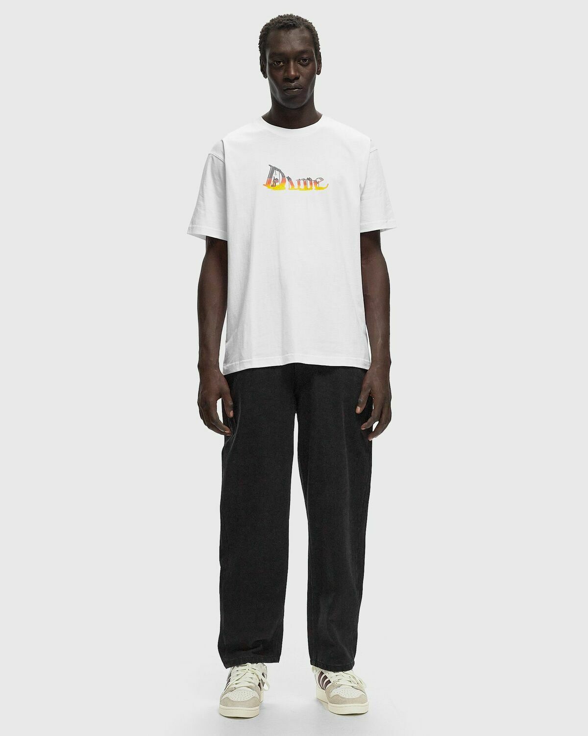 Dime MTL Classic Skynet T-Shirt White Mens Shortsleefe
