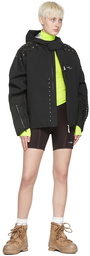 PHIPPS Black Punk Rain Shell Jacket