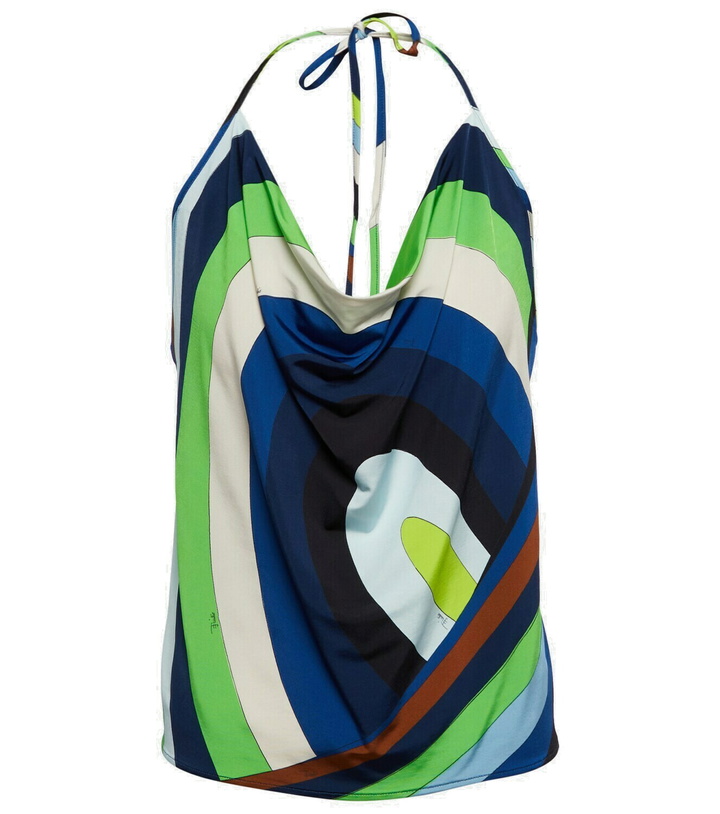 Photo: Pucci Printed cowl neck camisole