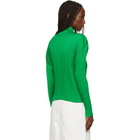 ISSEY MIYAKE Green Sleek Pleats Cardigan