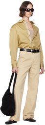 Kallmeyer Beige Column Leg Jeans
