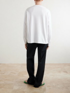 Auralee - Organic Cotton-Jersey T-Shirt - White