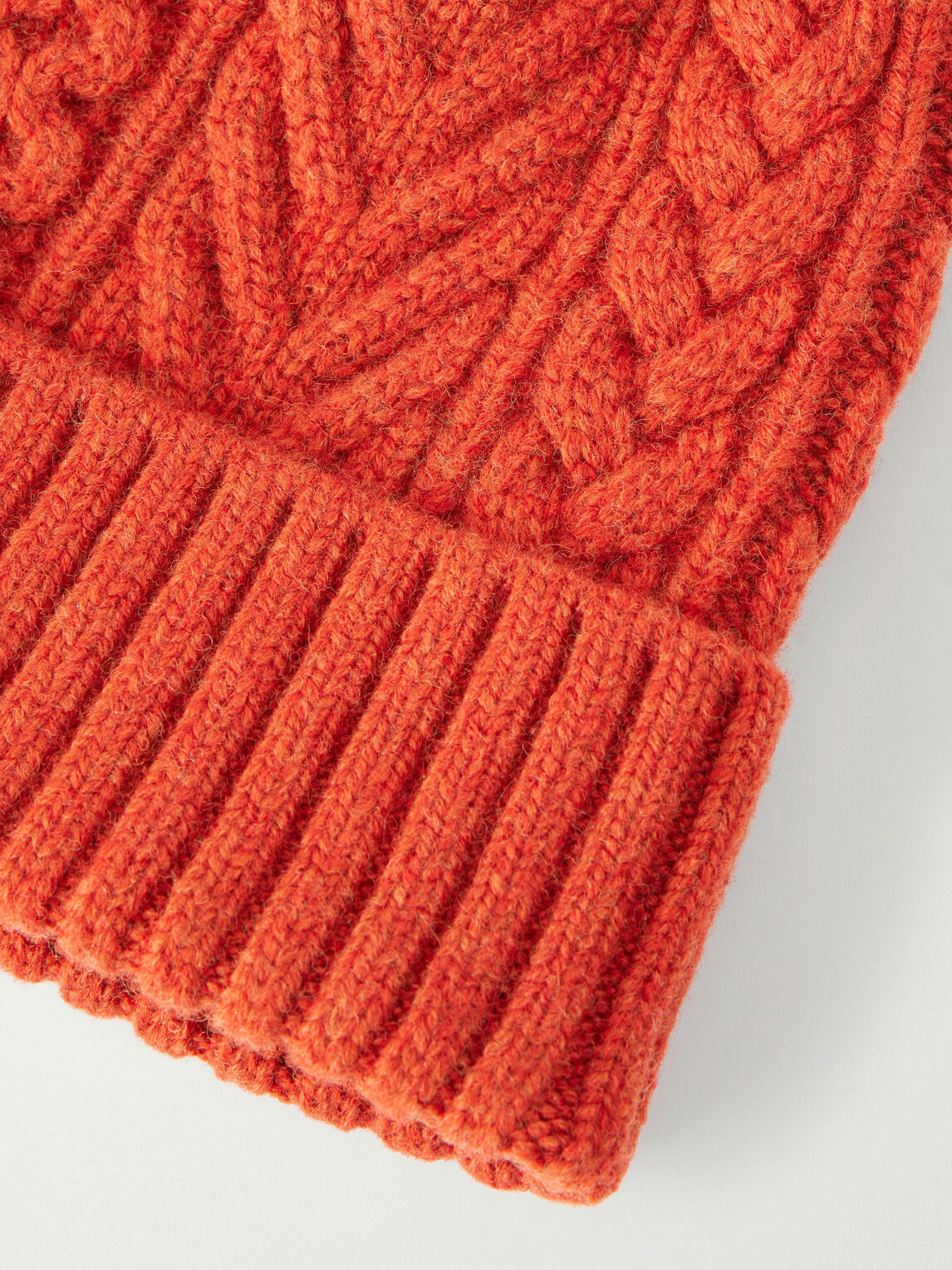 OrSlow - Aran Wool Beanie - Orange