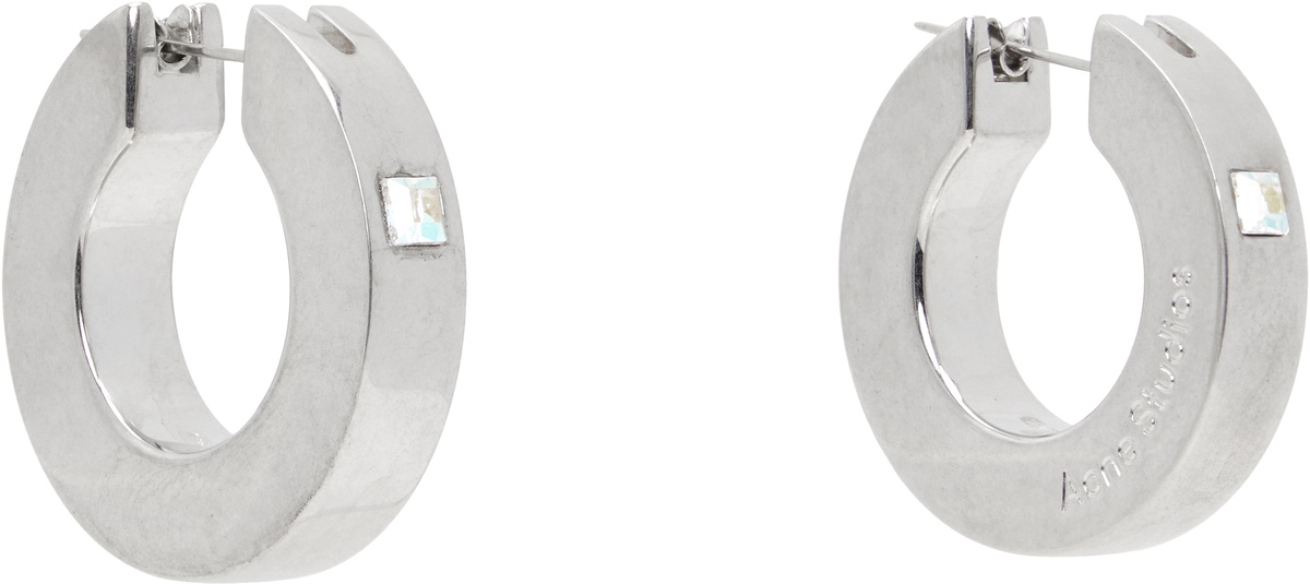 Acne Studios Logo-Engraved Earrings