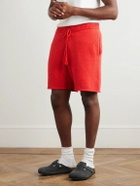 Cherry Los Angeles - Straight-Leg Cotton Drawstring Shorts - Red