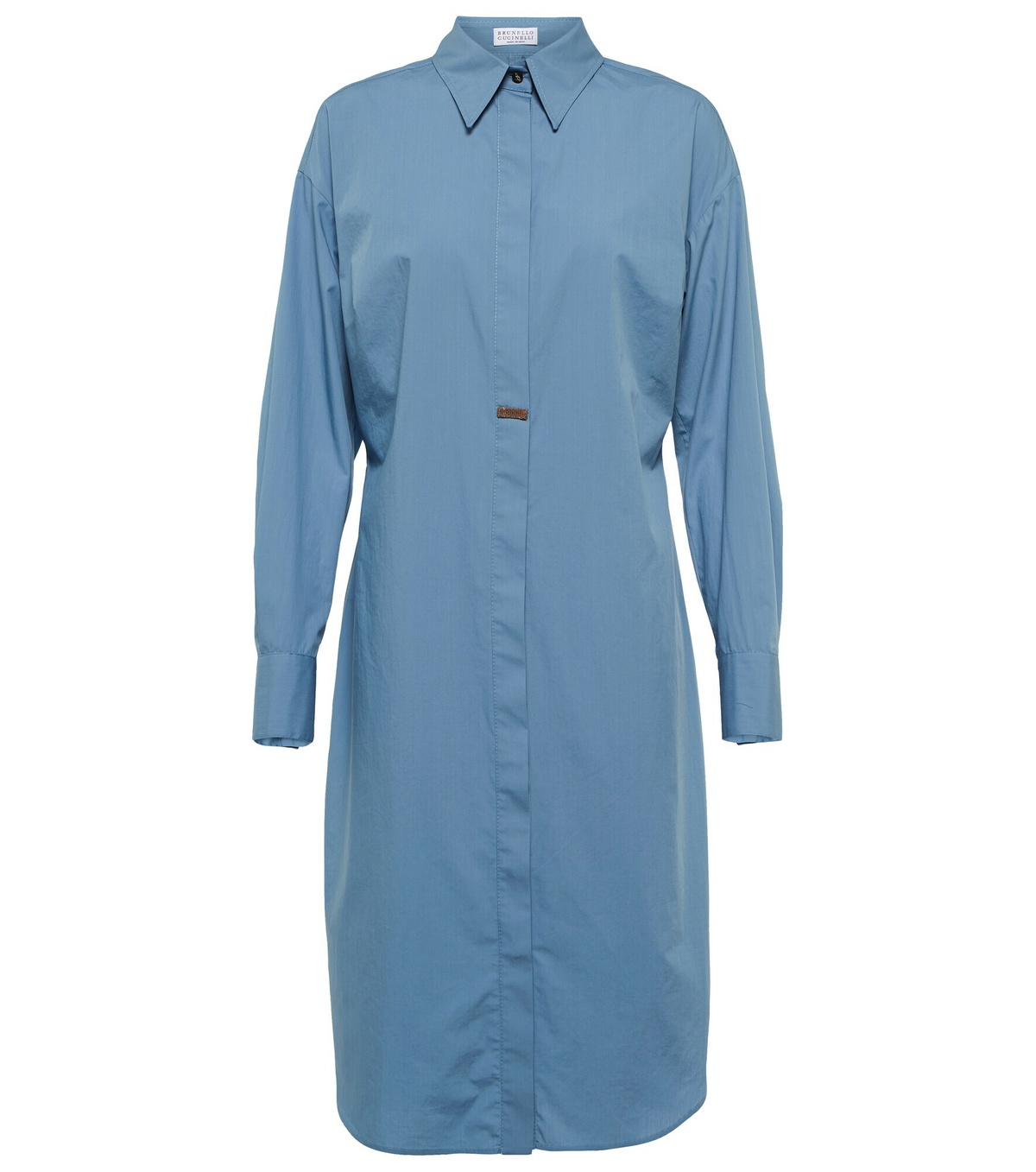 Brunello Cucinelli - Embellished cotton dress