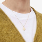 Needles Men's Smile Pendant in Gold Plate