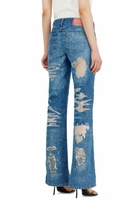 Diesel Bootcut Jeans Low Waist 1969 D-Ebbey - Jeans Womens in Blue