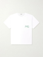 BODE - Geneva Bead-Embellished Cotton-Jersey T-Shirt - Neutrals