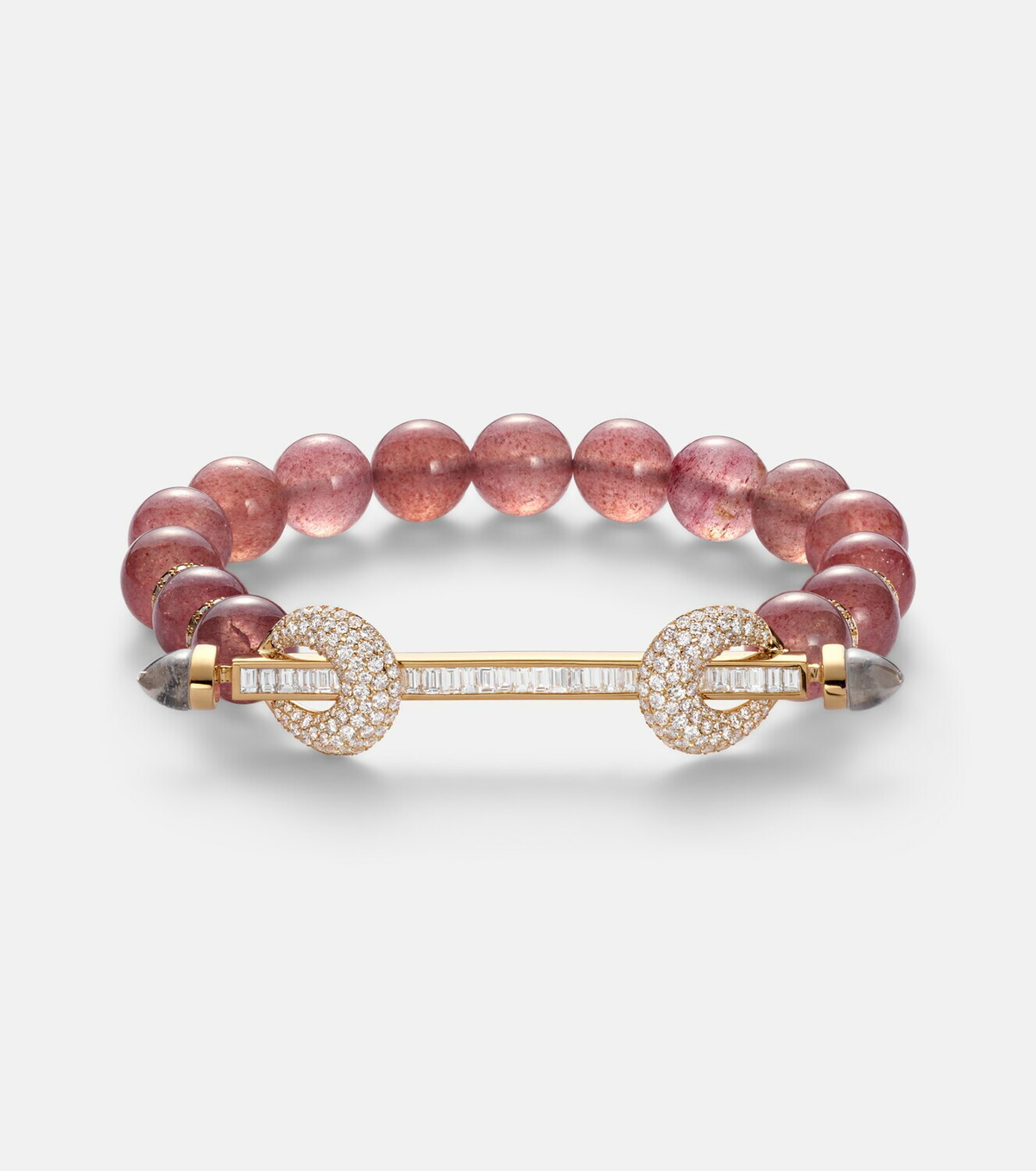 Ananya Chakra 18kt gold bracelet with gemstones