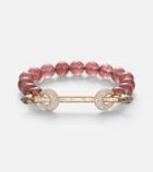 Ananya Chakra 18kt gold bracelet with gemstones