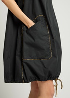 Dries Van Noten Dattia Cotton-poplin Mini Dress Black