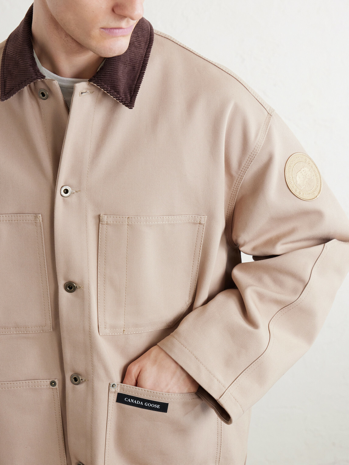 Canada Goose - Beaumont Corduroy-Trimmed Cotton Jacket - Neutrals
