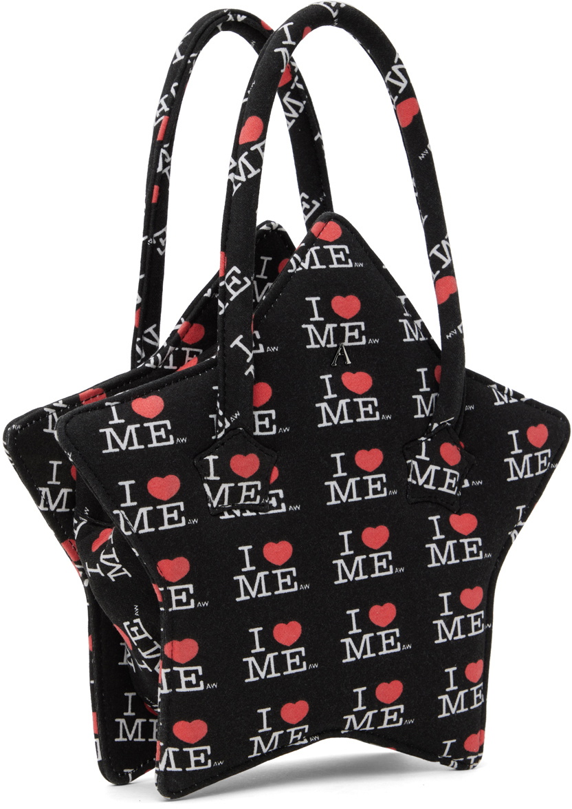 Ashley Williams Black 'I Heart Me' Bag