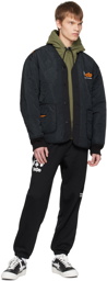 AAPE by A Bathing Ape Black Alpha Industries Edition Lining Jacket