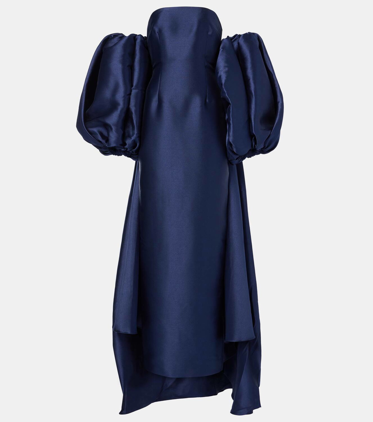 Solace London Lea cape twill gown