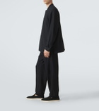 Giorgio Armani Galleria 3 suede slip-on shoes