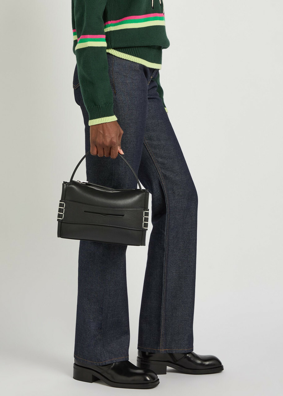 JW Anderson Loafer Small Leather top Handle bag - Black - One Size