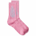 Billionaire Boys Club Men's Rocket Logo Socks in Pink