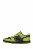 Nike Dunk Low Retro Sneakers In Green Leather
