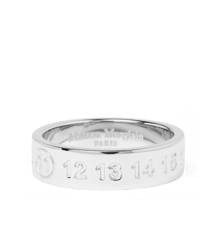 Photo: Maison Margiela - Engraved Sterling Silver Ring - Silver