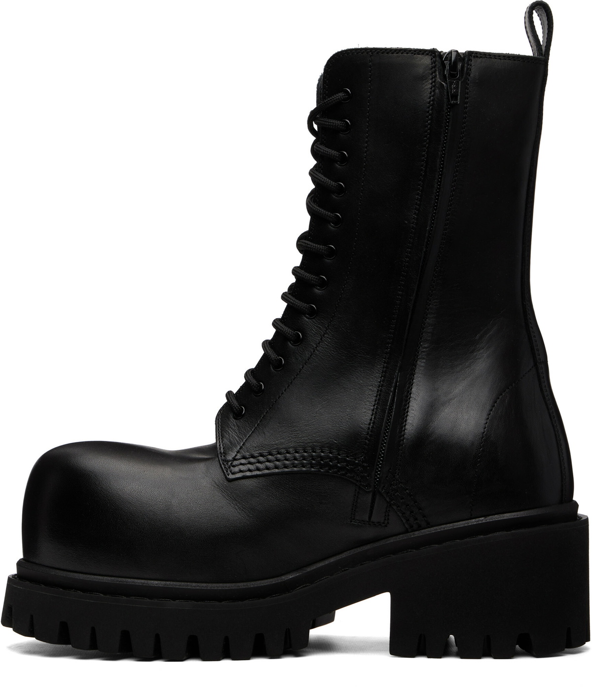 Balenciaga Black Stomper Boots