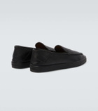 Giorgio Armani Leather slip-on shoes
