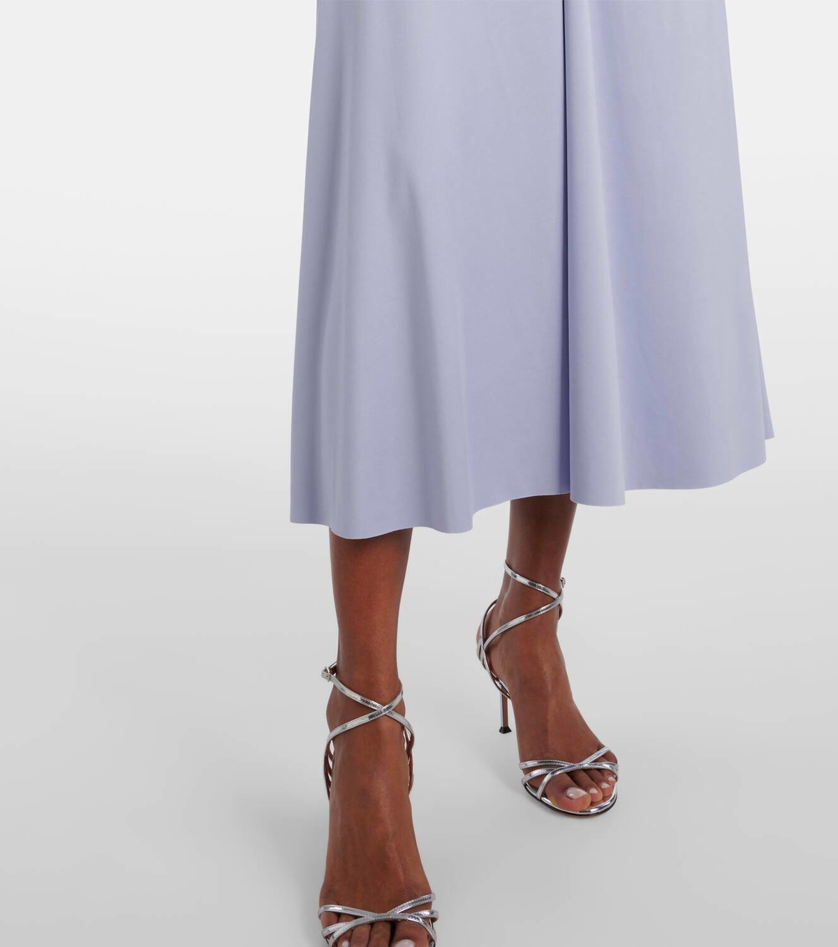Victoria Beckham Gathered jersey midi dress Victoria Beckham
