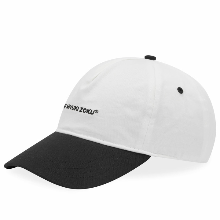 Photo: MKI Men's Classic Ball Cap in Ecru/Black 