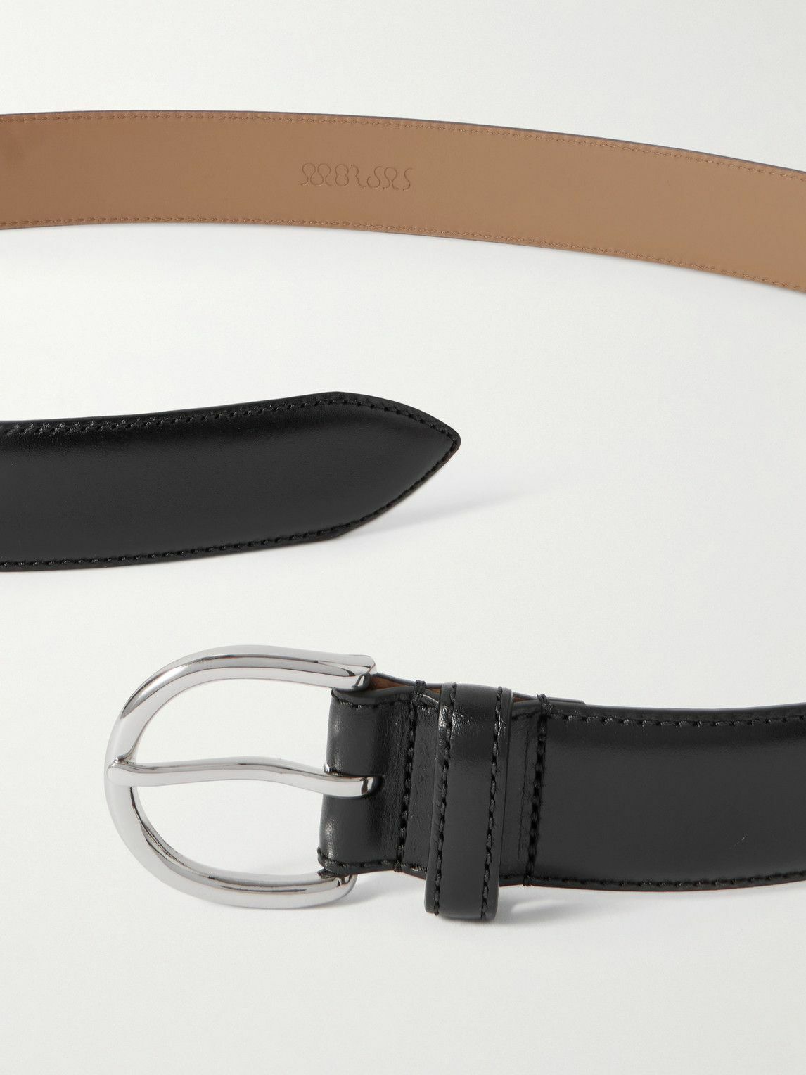MORJAS - The Belt 3cm Leather Belt - Black