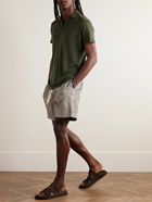 Orlebar Brown - Felix Slim-Fit Linen-Jersey Polo Shirt - Green