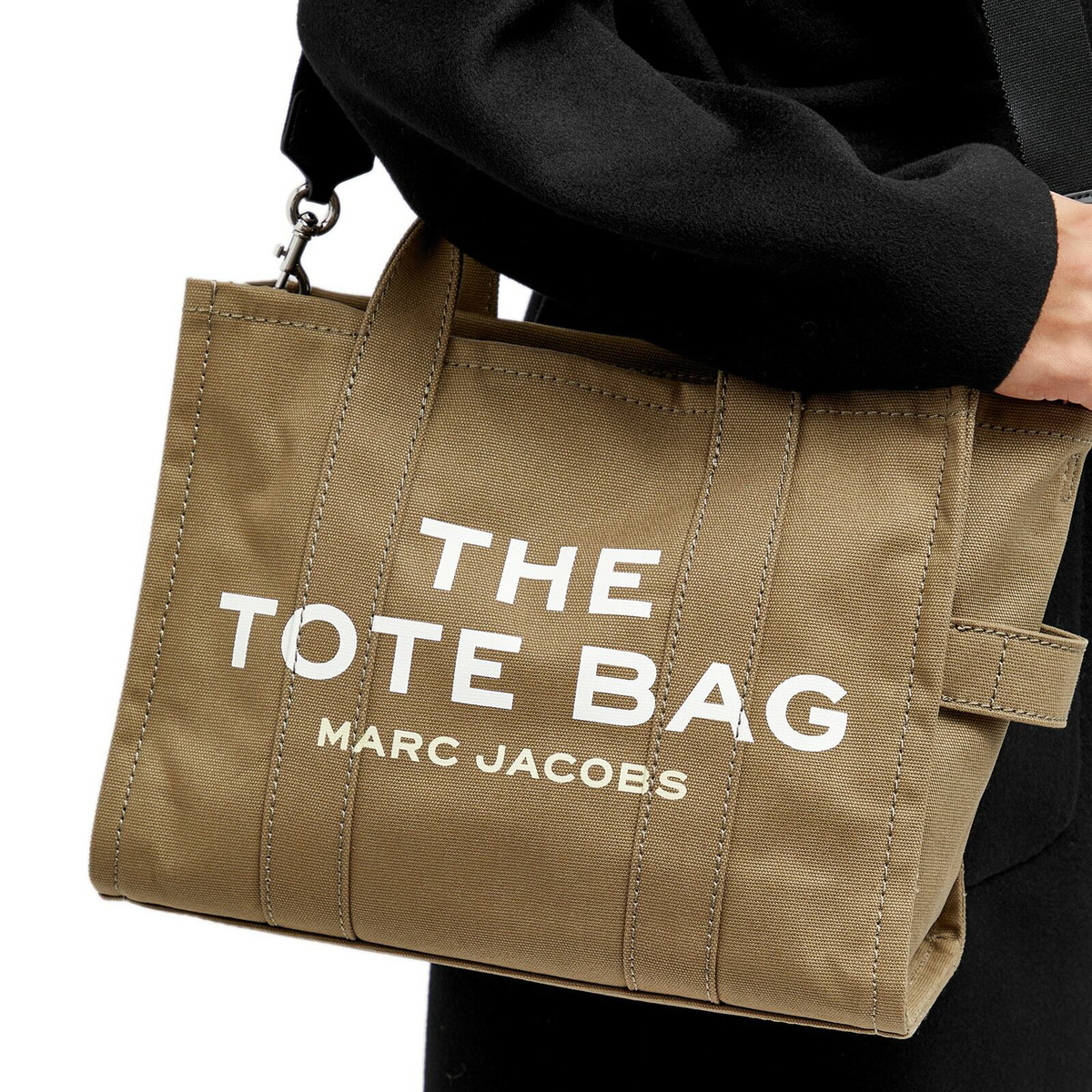 トートバッグ MARC JACOBS MEDIUM SLATE GREEN CANVAS TOTE BAG MARC JACOBS The Medium Tote Bag Slate Green|WIMB