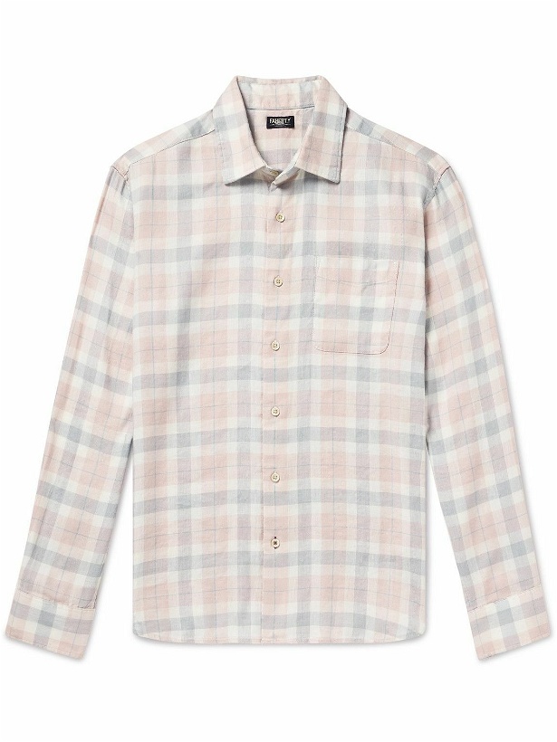 Photo: Faherty - The Weekend Checked Linen-Blend Shirt - Multi
