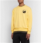 Resort Corps - Printed Loopback Cotton-Jersey Sweatshirt - Yellow